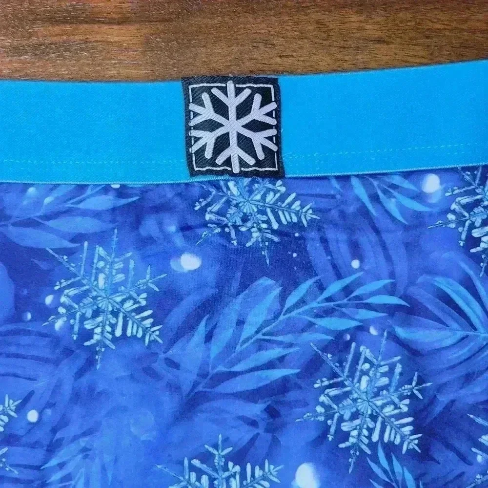 NWT deadstock Crazy Boxer briefs Tropical snowflake Large